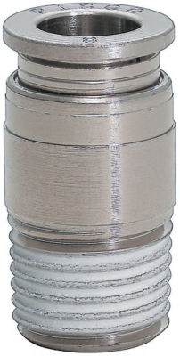 Quick-Fitting Joints For Mold Cooling -Integrated Plugs・Sockets/(Heat-Resistant 120degree Series) /Straight Joints-