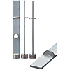 Stainless Steel Baffle Boards With Partition -Tapered Screw Plug Type-