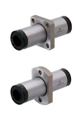 Linear Bushings with Lubrication Unit MX - Center Flanged Double