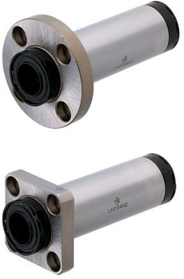 Linear Bushings with Lubrication Unit MX - Flanged Double