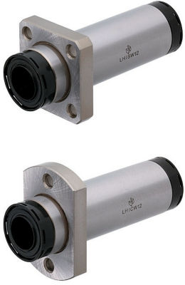 Linear Bushings with Lubrication Unit MX - Flanged Double with Pilot