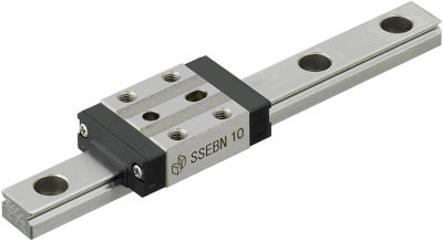 Miniature Linear Guides - Standard Blocks with Dowel Holes, Light Preload / Slight Clearance
