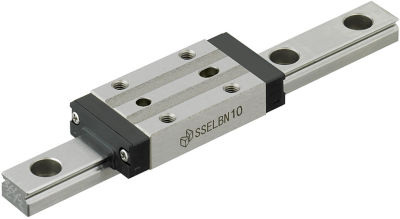 Miniature Linear Guides - Long Blocks with Dowel Holes, Light Preload
