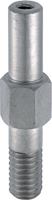 Cantilever Shafts - Piloted Thread with Tapped End - Hex