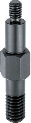 Cantilever Shafts - Piloted Thread with Threaded Ends - Hex