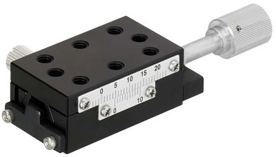 [High Precision] X-Axis Dovetail Slide, Feed Screw / [Simplified Adjustments] X-Axis Rack & Pinion - X-Axis, Compact Carriage, Low Profile (Lead 4.2mm)
