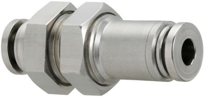 All Stainless Steel One-Touch Couplings - Bulkhead Unions