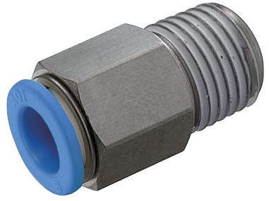 One-Touch Couplings - Male Connectors - Outlined with Hex