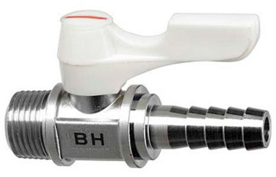 Compact Ball Valves/Brass/PT Threaded/Hose Barb
