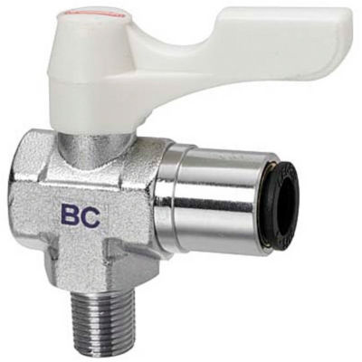 Compact Ball Valves/Brass/90 Deg. Elbow/PT Threaded/Tube Connection