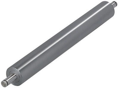 Hollow Rollers with Shafts - Straight, Both Ends Tapped, Both Ends Retaining Ring Grooves (L=100~800)