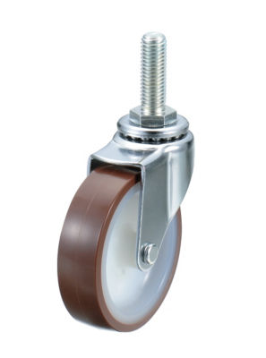 Screw-In Casters - Light / Medium Load - Swivel, Swivel with Stopper