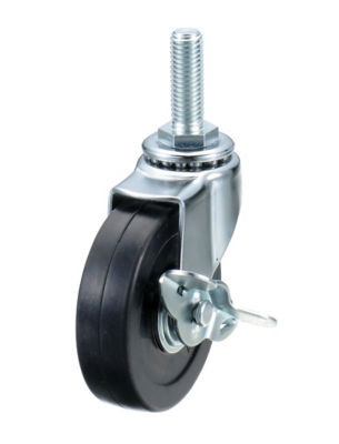 Screw-In Casters - Light / Medium Load - Swivel, Swivel with Stopper