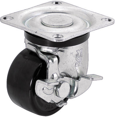 Casters - Low Profile - Swivel / Fixed / Stopper