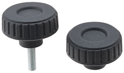 Large Diameter Knurled Knobs