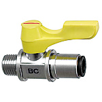 Compact Ball Valves/Brass/PT Threaded/Tube Connection