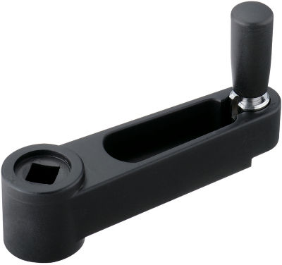 Square Hole Crank Handles/Ribbed