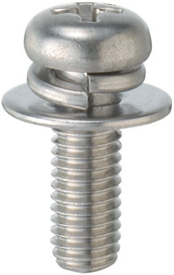 pan head screw with washer