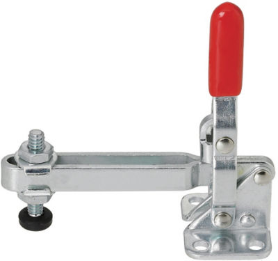 Toggle Clamps-Vertical Handle/Long Arm Type/Flange Base/Arm 100°/Handle 56°