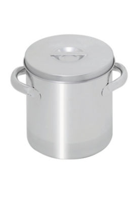 Sanitary Items/Open Lid Kettle with Selectable Spigot Shape