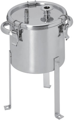 Sanitary Items - Open Lid Kettle with Spigot and Locking Latches