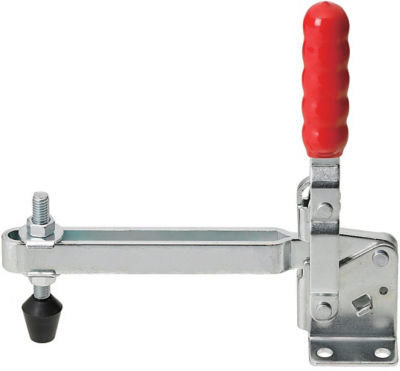 Toggle Clamps-Vertical Handle/Long Arm Type/Flange Base/Arm 100°/Handle 56°