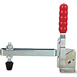 Toggle Clamps-Vertical Handle/Long Arm Type/Flange Base/Arm 112°/Handle 61°