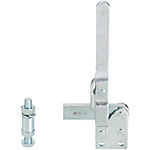 Toggle Clamps-Vertical Handle/Welded Tip/Straight Base/Arm 130°/Handle 68°