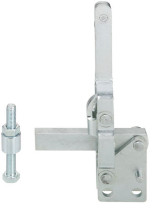 Toggle Clamps-Vertical Handle/Welded Tip/Straight Base/Arm 160°/Handle 88°