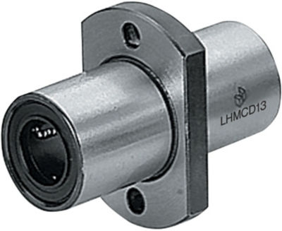 Flanged Linear Bushings - Medium, Center Flanged