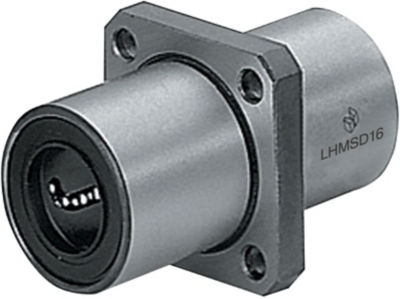 Flanged Linear Bushings - Medium, Center Flanged