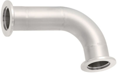 Both Sides Welded Vacuum Pipes/NW Flanged x Elbow