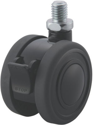 Design Casters - Swivel Screw-In, Swivel Screw-In with Stopper