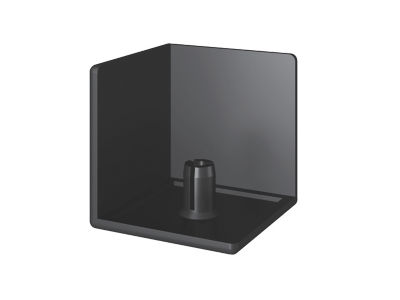 Three-Sided Cap for Corners - For 6 Series (Slot Width 8mm) Aluminum Frames