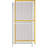 Safety Mesh Fence Units - Standard/ Yellow Painted Extrusion Type