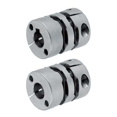 Disc Couplings (For Servo Motors) - Ultra High Torque Clamping (Double Disc)