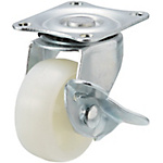 Casters - Light Load - Wheel Material: Polypropylene - Swivel with Stopper