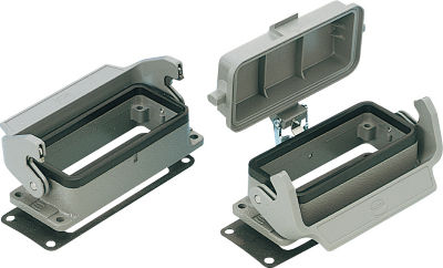 0930 Series Han Waterproof, Single-Lever Pedestal Connector (for Panel Mount)