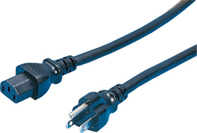 Freely Adjustable Length - 3-Core Plug ⇔ IEC60320 Socket