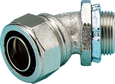 Metal Conduit Connector (45° Angle)