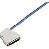 附IEEE1284半線間距(MDR)連結器電源線 EMI對策彎角型(使用3M製連結器)