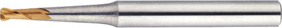 TSC series carbide tapered neck radius end mill, 2-flute / tapered neck model