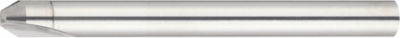 Carbide Straight Edge Corner Angle End Mill, 2-flute / Angle R Type