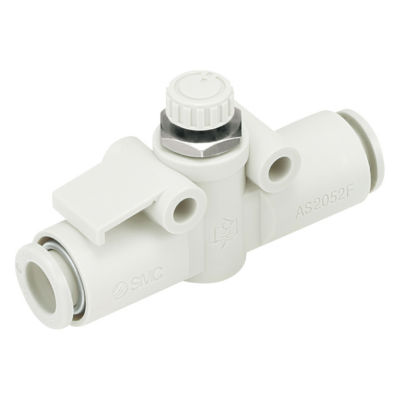 Speed Controller With Single-Action Fittings Inline Type AS Series