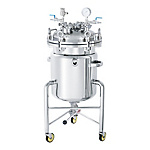 Flange Open Jacket Type Pressurizing Container And Pressure Feed Unit With Legs [PCN-O-J-L-UT]