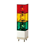 Multi-Tiered Voice Synthesizer / Electronic Sound Revolving Light Cubic Tower