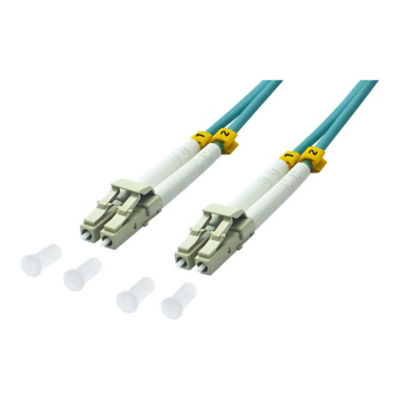 Cavo patch duplex in fibra ottica LC / LC 50/125µ OM4 viola