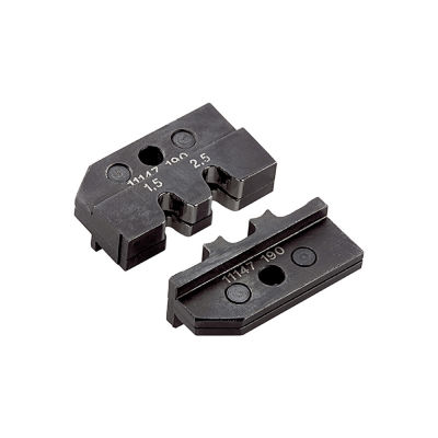 Crimping dies for single contacts