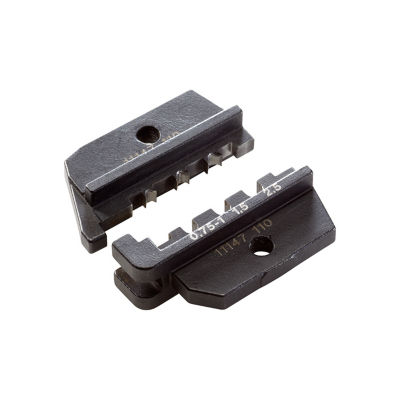 Crimping dies for single contacts