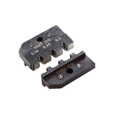 Crimping dies for single contacts